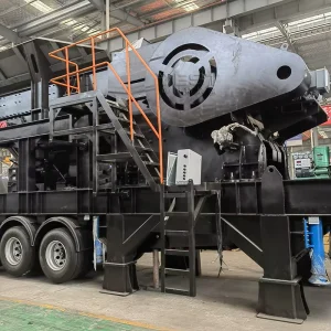 High-Performance Mobile Jaw Crusher and Screening Machine with Diesel Engine for Quarry and Mine Rock Stone Crusher Plant