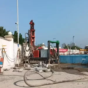 High Performance Reliable Heavy duty Water Well Drilling Rig with Motor Pump Engine Efficient Mining Drilling Equipment