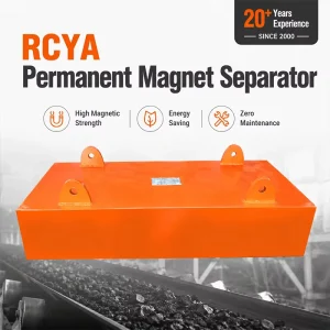 High Performance Suspension Permanent Magnet Separator for Port Loading and Large Scale Bulk Material Handling Process
