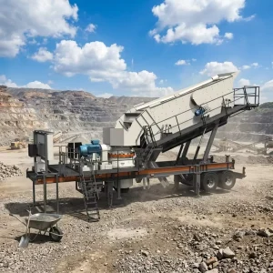 High Performance Tire Mobile Cone Crusher Station for Aggregate and Artificial Sand Production Line