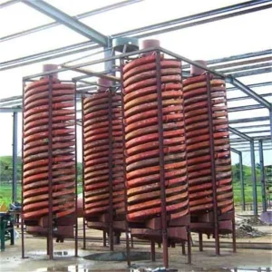 High Precision Gravity Separator Mining Spiral Chute for Iron Chrome Tin Ore Fine Separation
