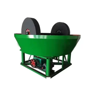 High Precision Grinding 1100 Wet Pan Mill Uniform Slurry Fineness Improve Gravity Separation Gold Recovery Rate