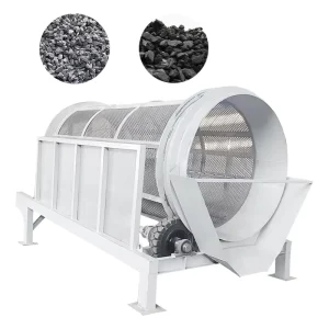 High Precision Heavy Duty Rotary Drum Trommel Screen Motor Engine High Output 7-30 M/h Capacity for Ore Processing