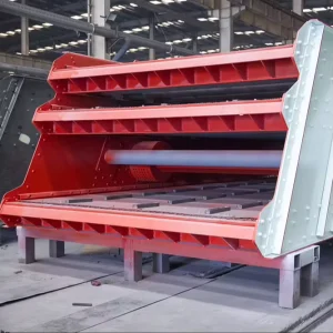 High Precision Linear Vibrating Screen with Gearbox and Pump Multi Layer Ore Classification Equipment High Output