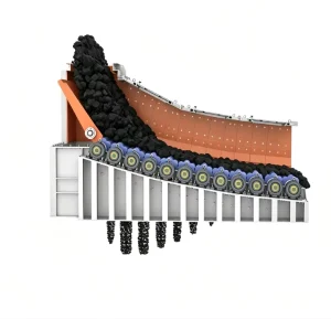 High Precision Roller Screen with Bearing Motor Gearbox for Coal Sizing and Classification