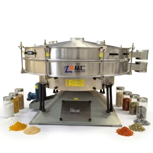 High Precision Tumbler Screening Machine for Food Ingredients High Capacity Circular Swing Sieve for Chemical Powder