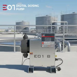 High Pressure 120L H High Precision Stainless Steel Digital Dosing Pump Automatic Flow Adjustment BLDC Motor Diaphragm Pump IP65