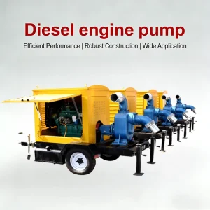 High Pressure 3 Inch Diesel Water Pump for Mining Construction Site Drainage