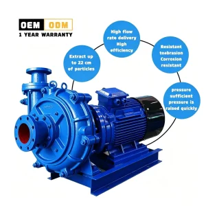 High Pressure Centrifugal 50 Meter Head High Chromium Alloy Fully Automatic Control Sewage and Coal Mine Slurry Pump for Mining
