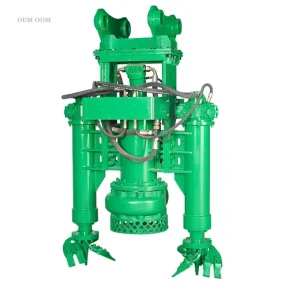 High Pressure Electric Excavator Mounted 15HP Jet Pump Hydraulic Sand Slurry Pump for River Dredging