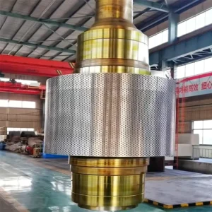 High Pressure Grinding Roller Rodillo De HPGR 30Cr2Ni2Mo Large Forged Shell Industrial Crusher Parts for Ore Mining Support Custom