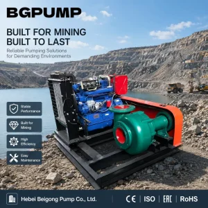 High Pressure Mining Diesel Water Pump Multistage Centrifugal Pump for Underground Mine Drainage and Water Supply