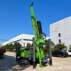 High Productivity 1600m Exploration Coal Mine Diamond Crawler Fully Hydraulic Core Drilling Rig with Pump & Motor Diesel Powered
