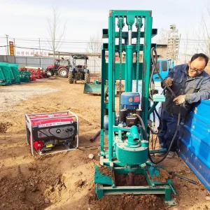 High Productivity Small Mini Portable Water Well Drill Rig Electric Borehole Mine Drilling Machine with Motor