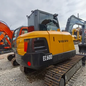 High Quality 6Ton Compact Hydraulic Crawler Digger Second hand Used Volvo EC60C Used Volvo EC60D Used Mini Excavator for Sale