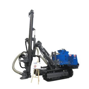 High Quality Compressor Drilling Machine Crawler Mounted Blast Hole Drill Rig for Mining Dth Drilling Machine