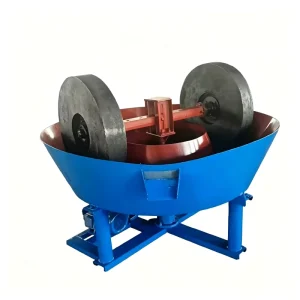 High Quality Gold Ore Grinder Grinding Machine 1200B Wet Pan Mill 3t/h AC Motor From Henan