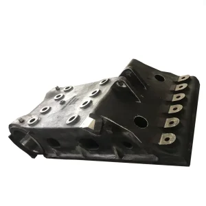 High Quality Jaw Crusher Spare Parts Swing and Movable Jaw Plate Assembly for Quarry