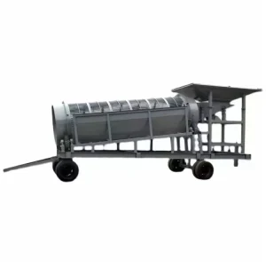 High Quality Large Mobile Screening Plant Sand Screening Machine Gold Shaftless Trommel Screen Machine