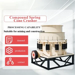 High ROI Mineral Processing Mobile Compound Cone Crusher of China Factory with Hydraulic Systems with Limestone Dolomite Calcite