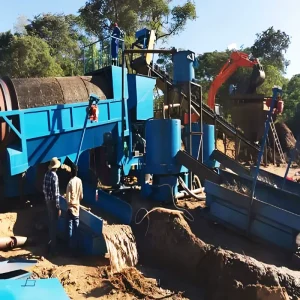 High Recovery Gold Mining Equipment 30 TPH Alluvial Gold Washing and Separating Machine for Africa