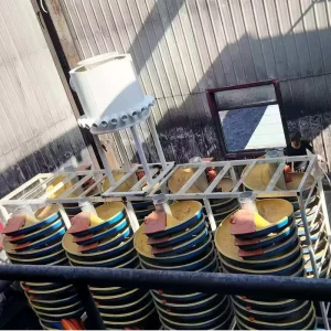 High Recovery Spiral Gold Separator Mineral Processing Spiral Chute for Placer Gold