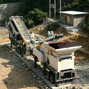 High Safety Tyre Mobile Impact Crusher Machine PF1320 for Sand Making Gold Ore Crushing Line