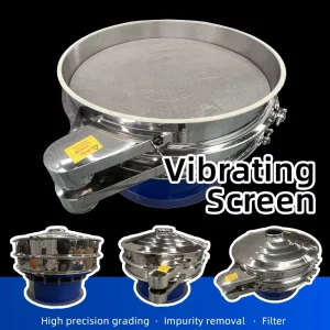 High Screening Accuracy Round Sieving Grape Seeds Vibrating Screen Separator