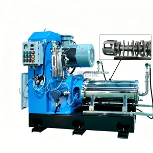 High Speed Sand Mill Wet Grinder with Stainless Steel Automatic Electric Pump & Explosion Proof Motor