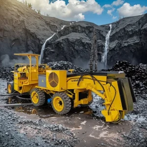 High Stability Excavating Mucking Mini Wheel Loader Zlinktric Motor Gear 60 120t h Capacity Electrico Slag Raking Machine for
