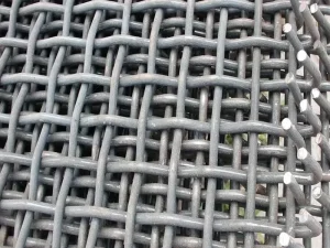 High Tensile 65mn Manganese Steel Wire Woven Crimped Wire Mesh Quarry Vibrating Screen Mesh