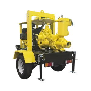 High Vacuum Auxiliary System Cast Iron Diesel Engine Self Priming Centrifugal Pump