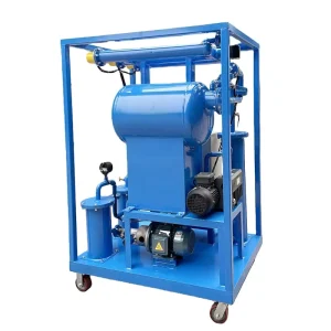 High Vacuum Three Phase Transformer Oil Purification System with 14000W Power 0.3 MPa Pressure
