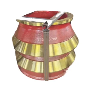 High Wear Resistant HP350 Concave Mantle Coal Cone Crusher Spare Parts High Manganese Steel Hard Soft Stone Mining Use