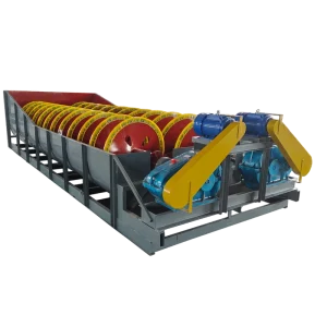 High-capacity Twin-spiral Sand Washing Machine Cleans Ores with Large Density Differences Between Sand and Gravel