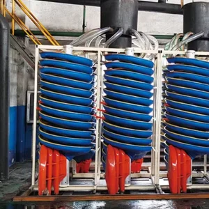 High efficiency Spiral Chute Gravity Separator for Coal High Enrichment Ratio ISO CE Certified Low Maintenance Cost Clean