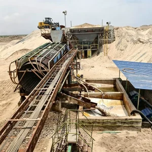 High efficiency electrostatic magnetic separation equipment for heavy mineral sands