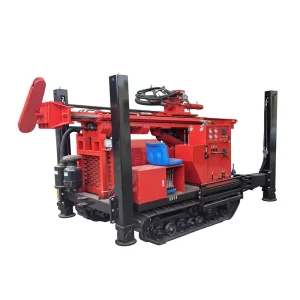 High quality Diesel Crawler Rotary Drilling Rig with Engine Max400m Drilling Depth