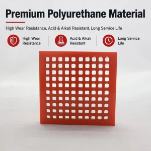High quality Linear Polyurethane Screen Mesh Vibrating Screen Industrial Screening Equipment For Mining And Quarry Crushers