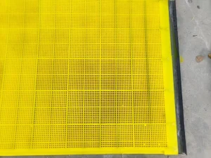 High quality linear vibration screen plate with polyurethane mesh screen used for mining equipment