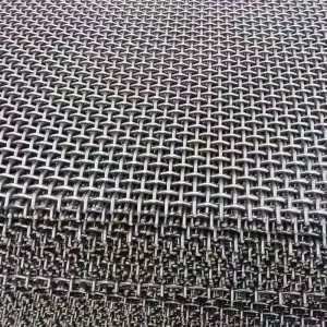 High strength 65 Manganese Steel Vibrating Screen for Ore Mining Woven Wire Mesh