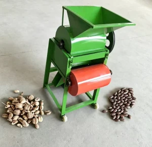 Home Use 100kg h Castor Seed Shelling Machine Industrial Castor Bean Dehulling Equipment Manufacturer
