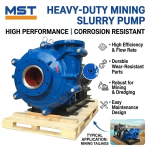 Horizontal Centrifugal Slurry Pump for Sand Dredging and Mining Tailings Disposal