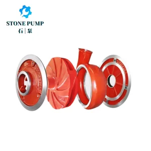 Horizontal Slurry Pump Impeller High Chromium Alloy Wear Resistant Standard Replacement Pump Spare Parts 2 Blades