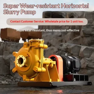 Horizontal Slurry Pump Sand Filter Press Feed Pump Wear Resistant Mine Large High Fully Automatic Control 2630m/h Flow Rate