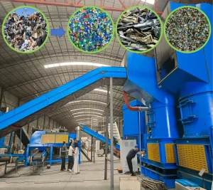 Household Food Waste Disposer Recycling Machine Motor Engine High Capacity Automatic Garbage Sorting Plant for Urban Waste