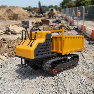 Hydraulic 1.5T Tracked Transport Vehicle Crawler Dumper Carrier Machine for Agriculture and Landscaping Projects