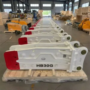 Hydraulic Breaker Hammer HB20G HB30G Fits 20 35 Ton Excavators Heavy Duty Rock Breaker Compatible With SY215 Cat 320 330