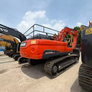 Hydraulic Crawler Doosan DX345LC 9C Used Digger Second hand Excavator Doosan DX345