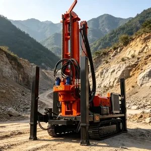 Hydraulic Crawler Mounted Drilling Rig 300m Drilling Equipment Mining Core Drilling Machine